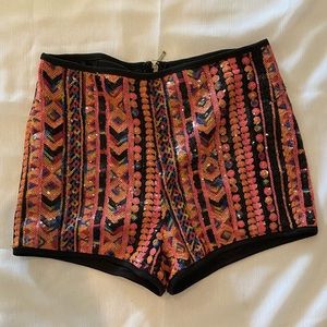 Forever 21 sequin shorts size small